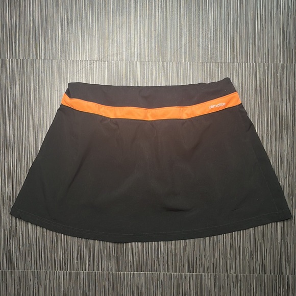 Adidas Climalite Skirt | Size M | Black/Orange - Picture 5 of 5
